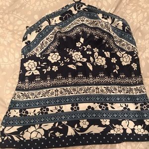 Loft halter top in delicate flowers print